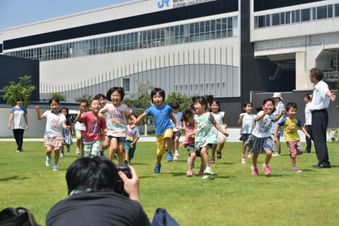 北陸新幹線利用PRポスター写真撮影