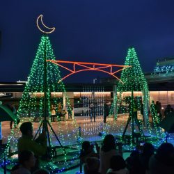 黒部宇奈月温泉駅開業1000日メモリアルイルミネーション 「煌めき2018」