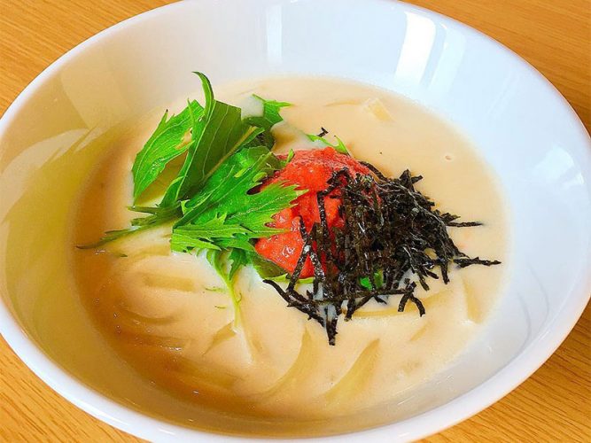 鶏白湯うどん